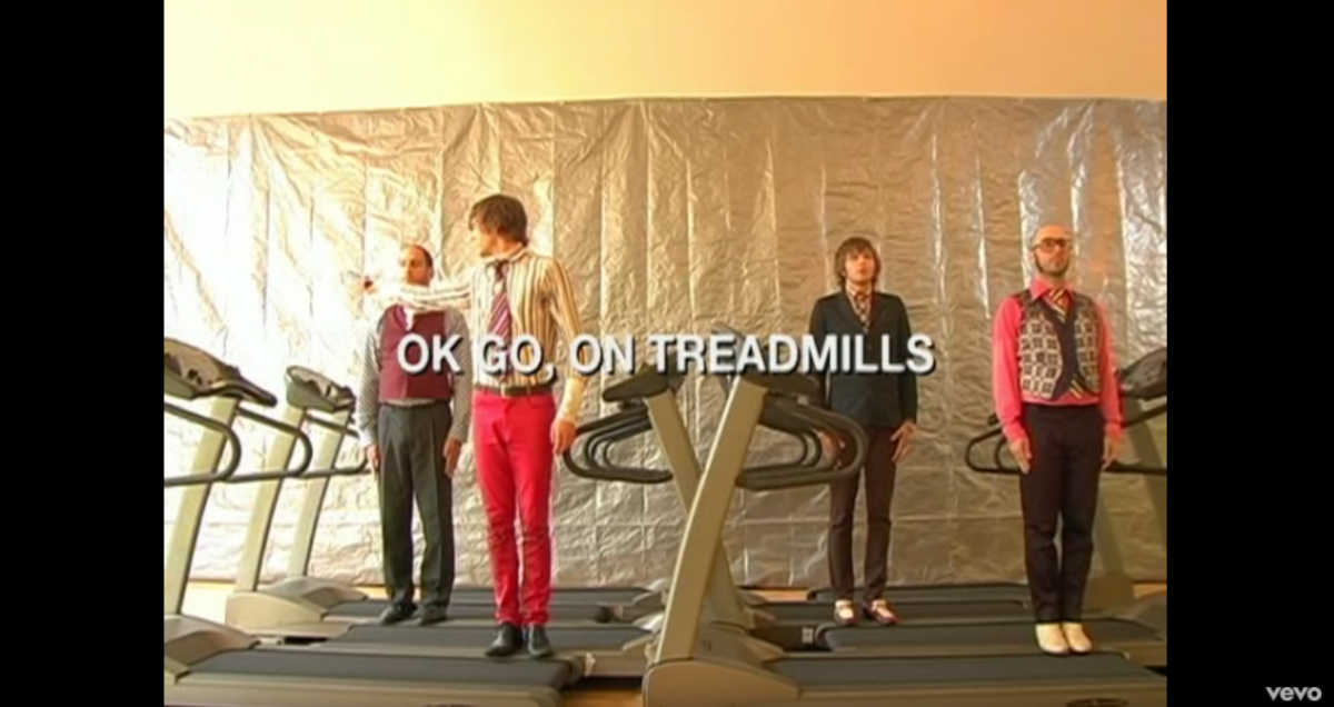 OK GO video on treadmills